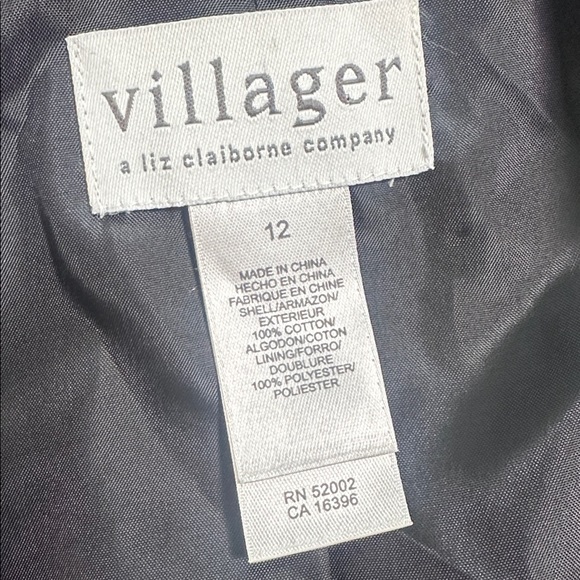 Vintage Womens Velvet Classic Tailored Whimsigoth Dark Academia Blazer 12 Black - Picture 7 of 8